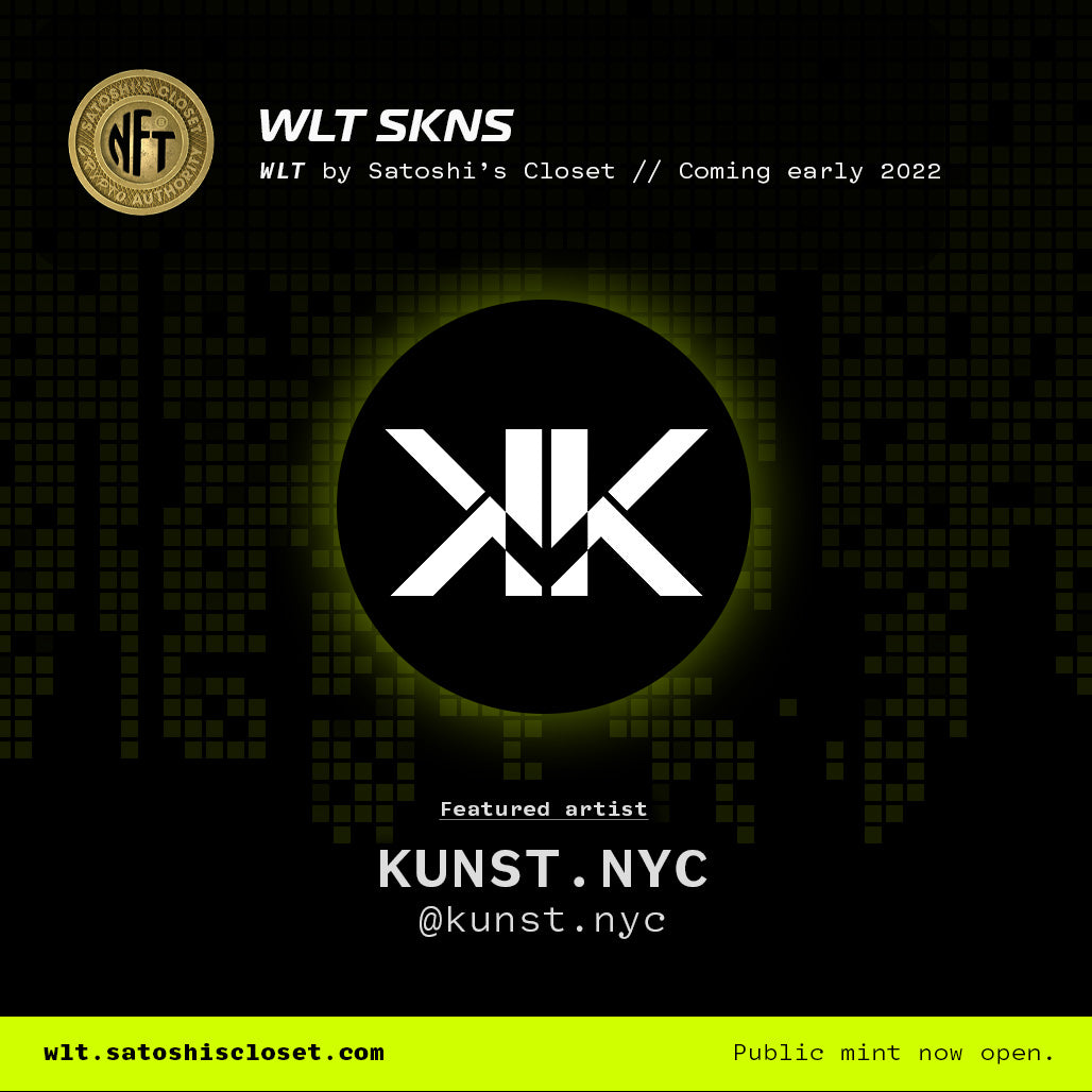 Satoshi's Closet x KUNST.NYC